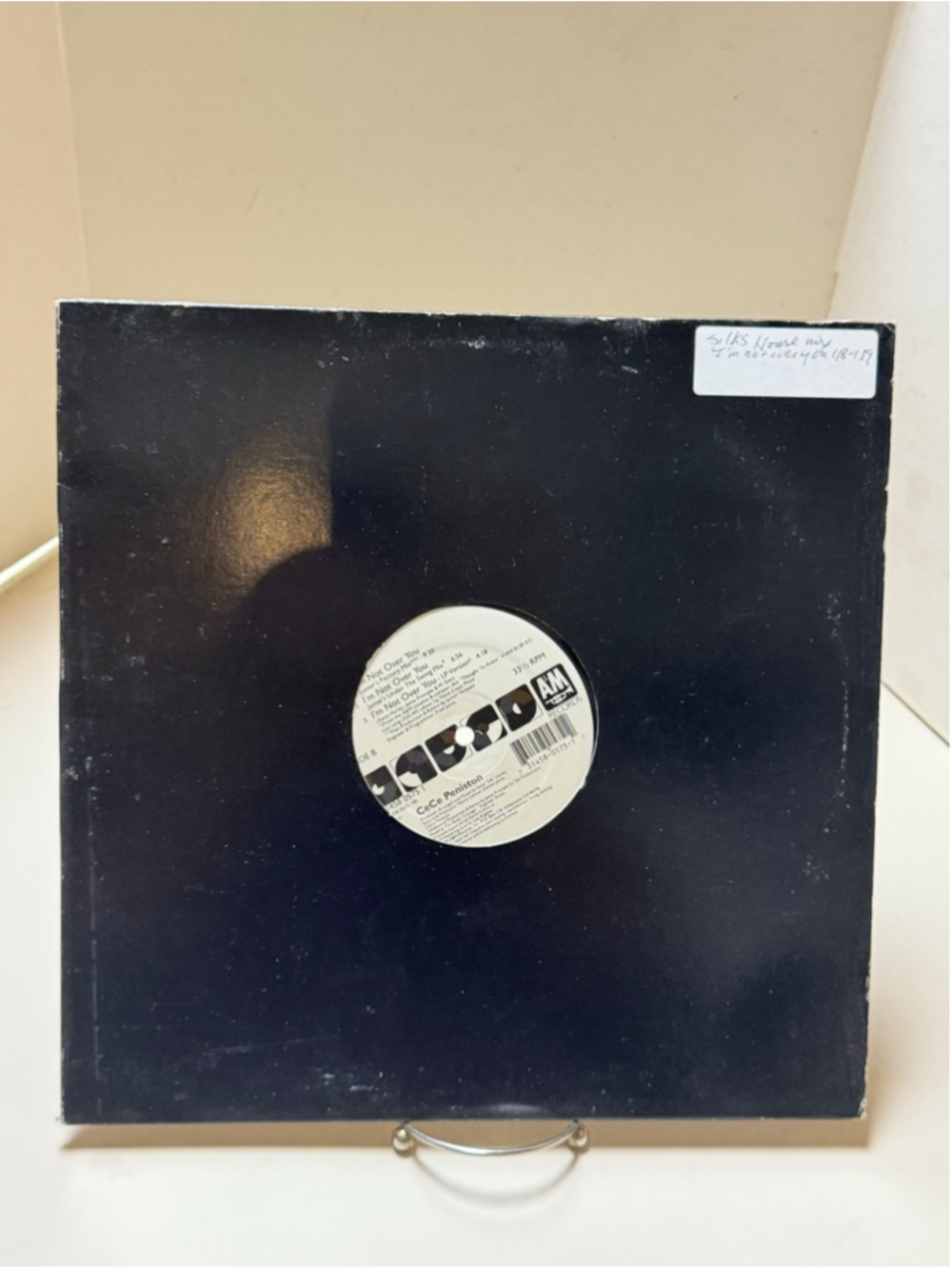 A&M Records Vinyl Record Ce Ce Peniston I'm Not Over You 12” Single